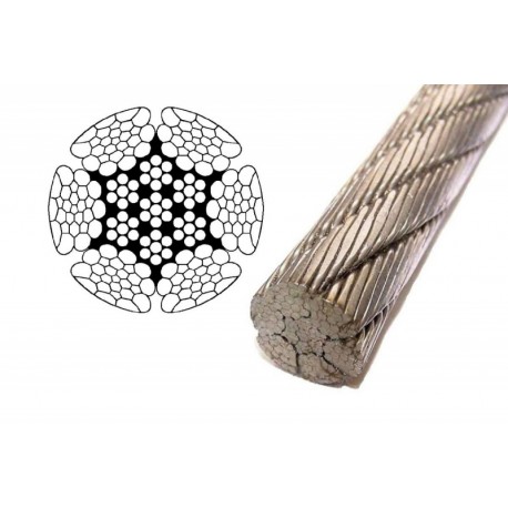 Ocelove valcovane lano DRUFOREST