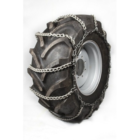 Sněhové řetězy s žebříkovou stopou pro traktory